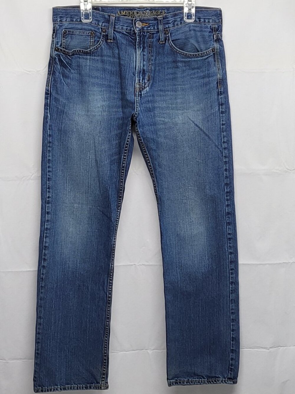 American Eagle Outfitters Mens Jeans Relaxed Straight 32X32 (Fit 34 X31) Cotton